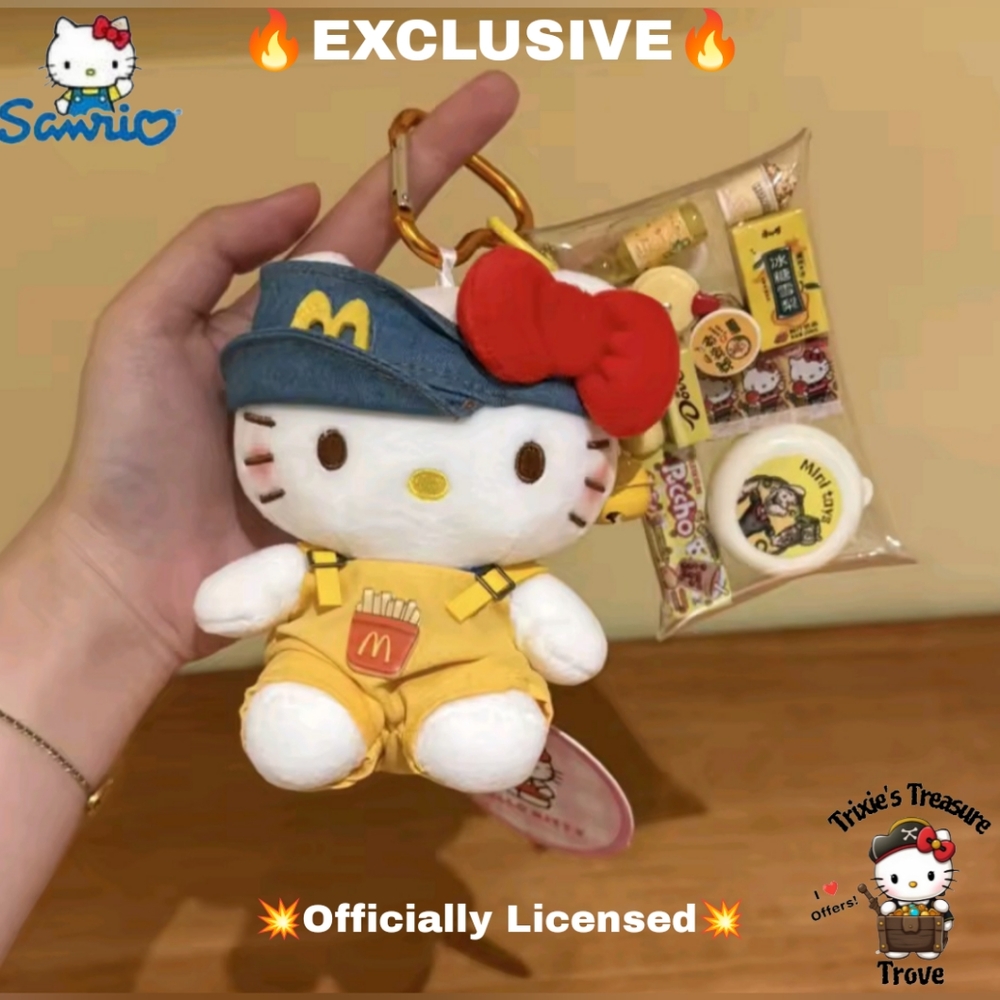 EXCLUSIVE - Hello Kitty McDonald's Officially Licensed Purse Pal Plushie